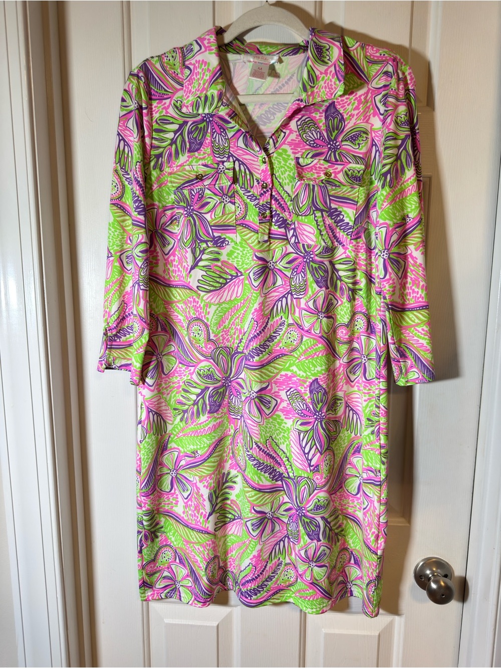 Stella Parker Collection Dress UPF Colorful Floral Medium